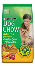 Alimentos Premium - Dog Chow adultos razas pequeñas 21kg